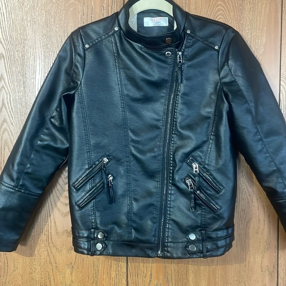 LJYH - Faux Leather Jacket - Soft lining